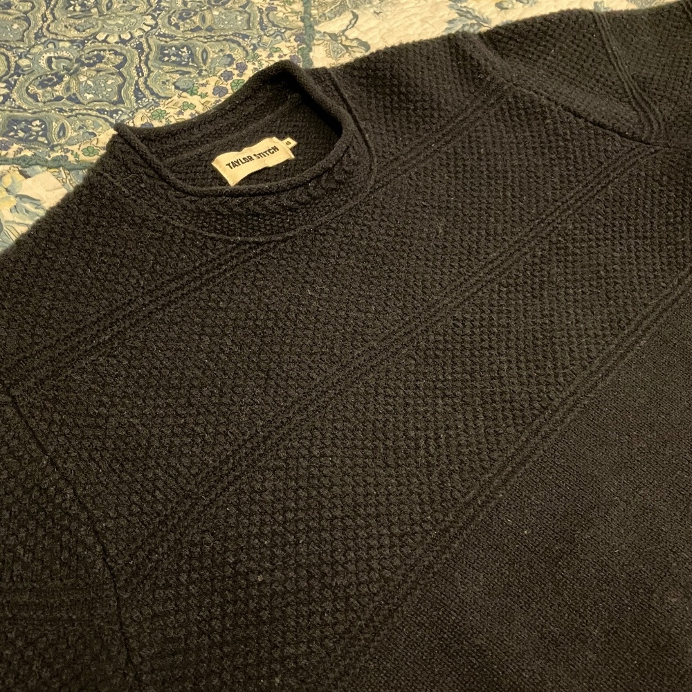 Merino Taylor Stitch Ventana sweater